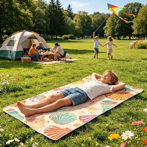 Generico Beach Towel | Convertible Drawstring Bag Pool Cover | Travel Mat Polyester Quick Dry Absorbent for Camping, Picnic, Swimming, Aquatic, Holiday, Hotel, ES — view 6