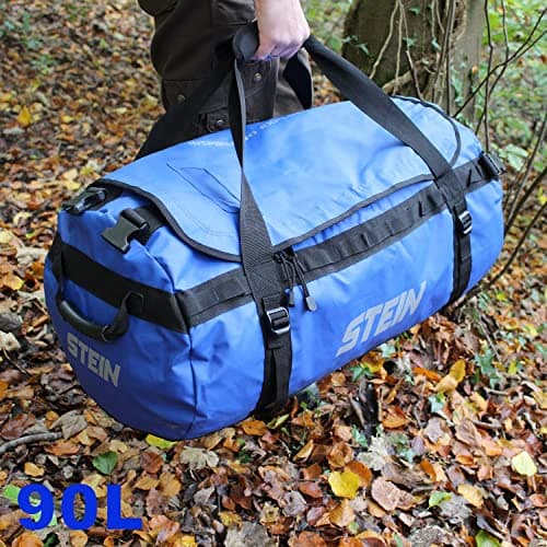 Heavy Duty Kit Bag 90L Yellow – PVC Tarpaulin Water-Repellent Holdall for Professional Work & Travel – STEIN Metro — view 5