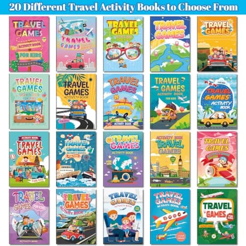 Kalysky 20 Travel Games Activity Books for Kids, Plane Activities for Kids — view 2