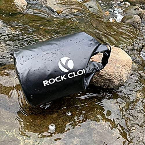 ROCK CLOUD Dry Bag Waterproof 20L Dry Sack for Kayaking Rafting Boating Beach Surfing Swimming Canoe Camping Hiking Fishing Ski,Black — view 6