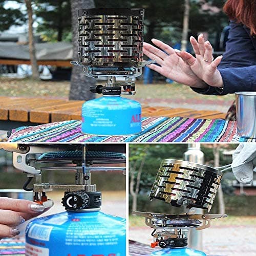 Mini Camping Heater Lightweight Stainless Steel Portable Tent Heater — view 6