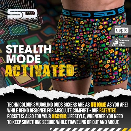 Smuggling Duds Boxer Brief Shorts - Anti Theft, Pickpocket Proof, Travel Pocket Underwear — view 5