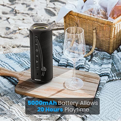 MIATONE Boompro Bluetooth Speaker 36W with Stereo Sound for Present - Black — view 3
