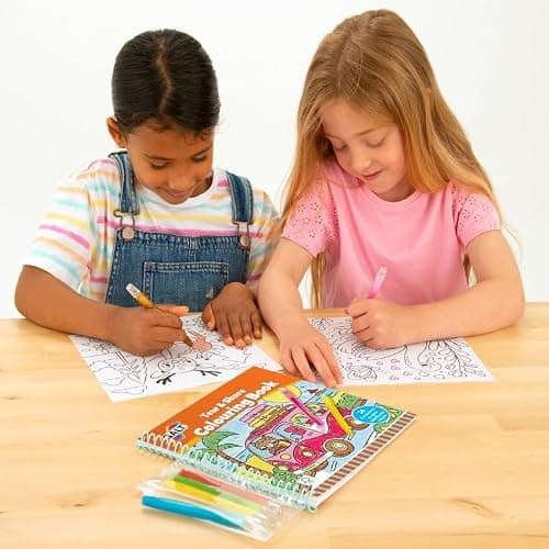Galt Kids Colouring Book & Pencil Crayons - Tear & Share Kit, Ages 4 Years+ — view 2