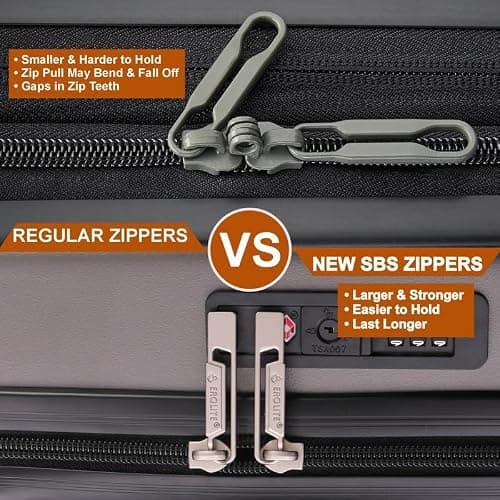 Aerolite 45x36x20 Easyjet 8 Wheel ABS Hard Shell Under Seat Cabin Suitcase — view 5