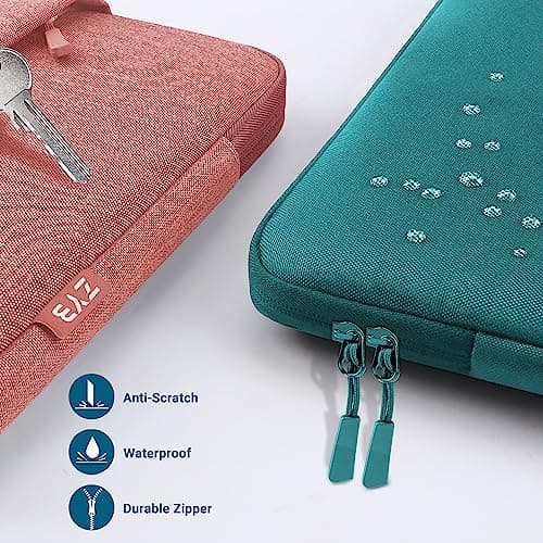 ZYB 16 Inch Laptop Sleeve Case,Shockproof Waterproof Notebook Case 16 Inch for 2021-2026 MacBook Pro 16 M5 M4 M3 M2 M1,16" Laptop Lenovo ThinkBook/IdeaPad HP Dell ASUS Acer Chromebook etc-Pink — view 5