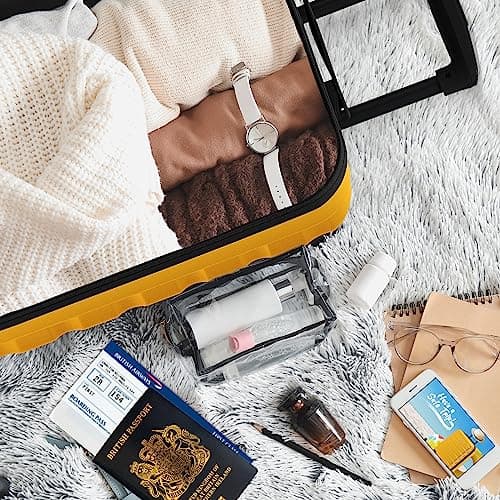 Flight Knight 55x40x20 Ryanair Priority Cabin Suitcase, Also for EasyJet, Jet2, Lightweight,ABS Hard Shell, Durable 4-Wheel Cabin Case, Carry-On Size 10kg Hand Luggage, Travel Bag- 55 x 40 x 20 — view 6