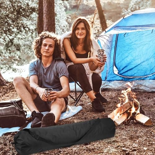 2 Pack Camping Chair Replacement Bag 37.4 Inches Nylon Storage Tent Bag with Handle Strap Large Folding Chair Carry Bags Heavy Duty Chairs Bags for Travel Outdoor Camping Sports (No Chairs Included) — view 5