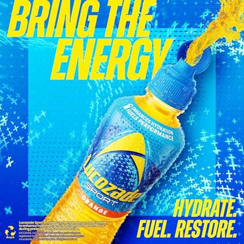 Lucozade Sport Orange Sports Drink, 4 x 500ml — view 4