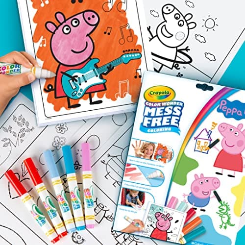 CRAYOLA Peppa Pig Color Wonder Activity Set, Mess Free Peppa Pig Coloring Pages for Toddlers, Travel Activity, Toddler Gifts, Ages 3+ — view 3