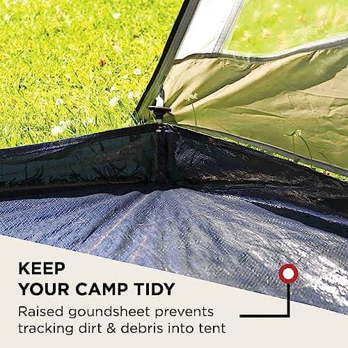 Coleman Coastline 3 Plus Tent | For Camping Trips & Outdoor Stays, Large PVC Window, Waterproof | 3 Person — view 3