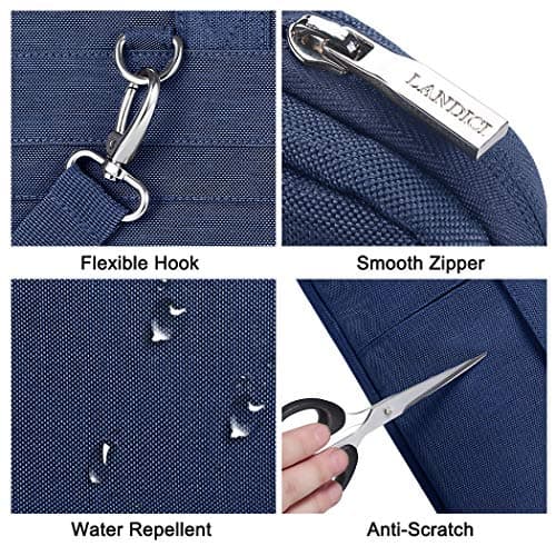 LANDICI Laptop Bag Case 17 17.3 Inch, Waterproof Computer Sleeve Cover — view 5