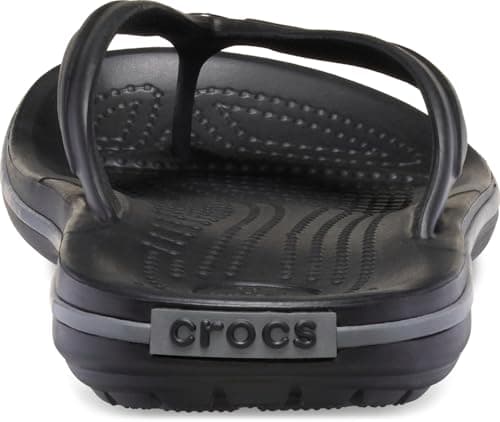 Crocs Unisex Crocband Flip Flip Flops, Black Slate Grey, 7 UK Men/ 8 UK Women — view 5