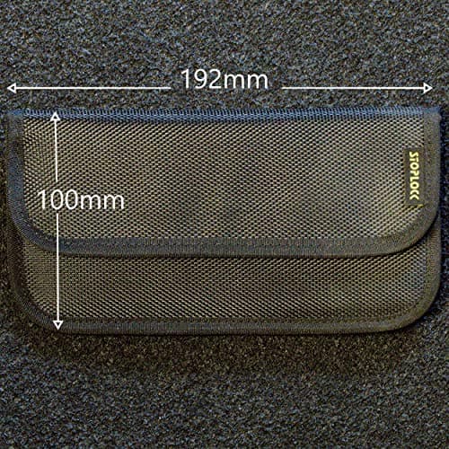 Stoplock RFID Contactless Protection Pouch Purse Wallet SS5433 - Anti-Theft Signal Blocker Credit Card Key Fobs Mobile Phones,Black,192mm x 100mm x 9mm (Pack of 2) — view 5