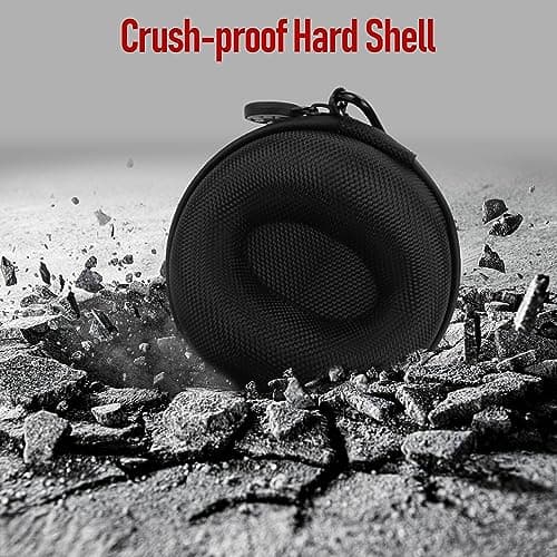 HELMDY Watch Travel Case Waterproof Single Box for Men & Women（Nylon Black） — view 3