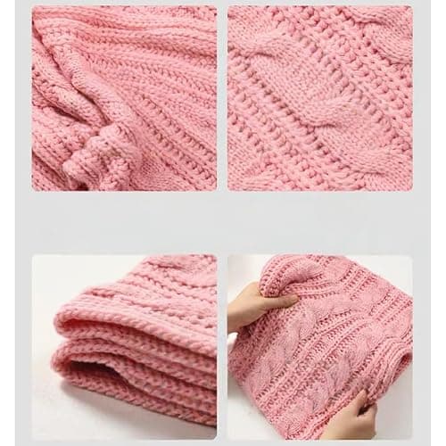 MAZELIKEHOOD Hat Scarf Gloves Set for Women 4Pcs Winter Ladies Warm Knitted Beanie Hat Gloves Socks Scarf Neck Warmer 4 in 1 Cold Weather Set — view 6