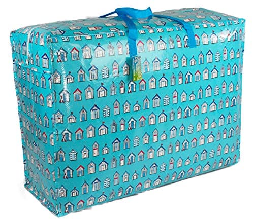 Extra Large Storage Bags Blue Beach huts (115 ltr)