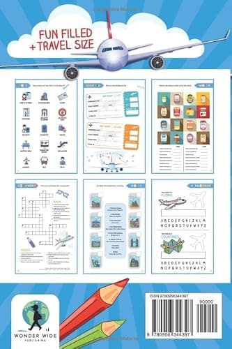 Airplane Activity Book: Travel Games For Kids 8-12 (Let's Go... Kids Travel Guides and Activity Books) — view 2
