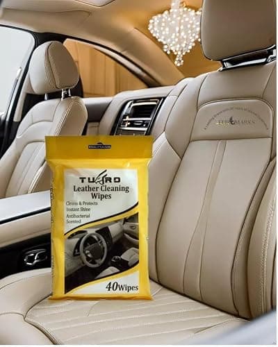 4‑in‑1 Multi‑Purpose Leather Cleaning Wipes | Removes Dirt & Grime While Protecting Leather Surfaces | Car, Furniture, Sofa, Bags | Detailer, Protector & Antibacterial Wipes (160 Wipes in 4 Packs) — view 6
