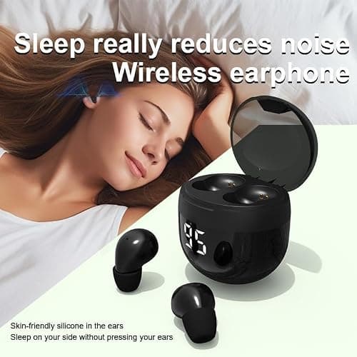 Invisible Mini Wireless Bluetooth Earbuds,Small Ear Buds for Side Sleepers — view 2