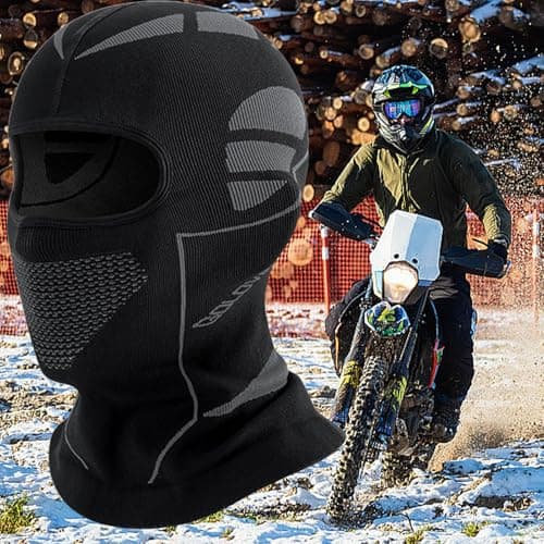 KMKANPO 1 Pcs Balaclava, Ski Mask, Motorcycle Accessories, Black Balaclava — view 5