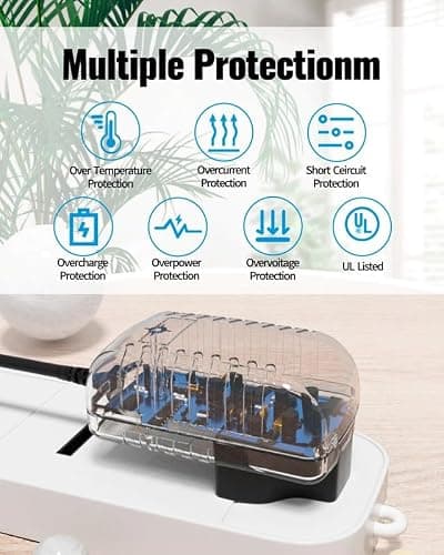 Oxiiert 12v Adapter for Evolution Robotics Mint 4200 4205 Floor Cleaner Power — view 3