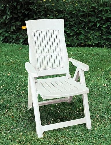 URBNLIVING Folding Garden Lounger Chair, 5-Position Reclining Outdoor Chair, Weather-Resistant, Foldable & Comfortable Seating for Garden, Patio, Camping & Dining - Single — view 2