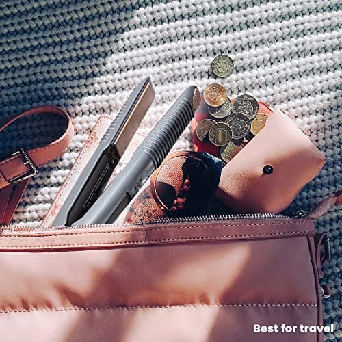 Be New Cordless Hair Straighteners | Ceramic Flat Iron | Wireless Mini Portable USB Rechargeable Travel Straightener | 3 Heat Modes | Heat up Quickly Safe | Includes Heat Mat/Travel Case — view 6
