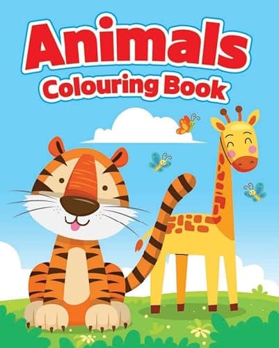 Anila's Animals Activity Pack with Colouring Books, Sticker book, Stationery Set, Colouring Pencils & 100 Reusable Stickers.(Perfect for children aged 3-8). — view 4