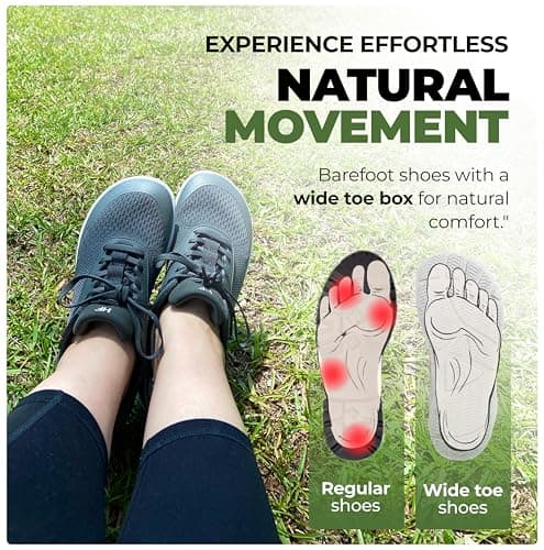 Hike Footwear HF Stride – Hands-Off & Ergonomic Barefoot Shoes for Women Men, Thin Sole & Ultra-Light, Effortless Daily Wear Unisex, Black, 9-9.5 Wide Women/7-7.5 Wide Men — view 4