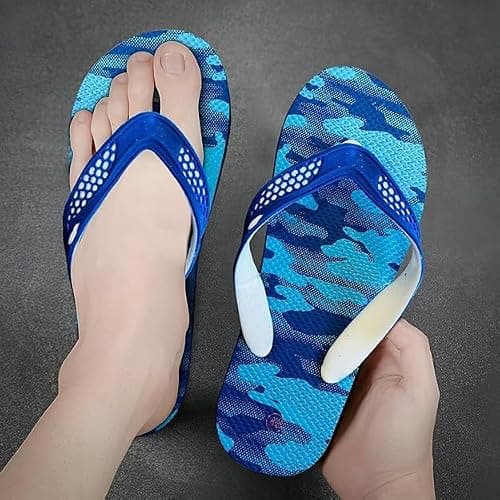 LEDSone Unisex Flip Flops for Men & Women Lightweight Non-Slip Waterproof Rubber Beach Sandals Quick Dry Summer travel, Pool Shower Holiday Slippers — view 2