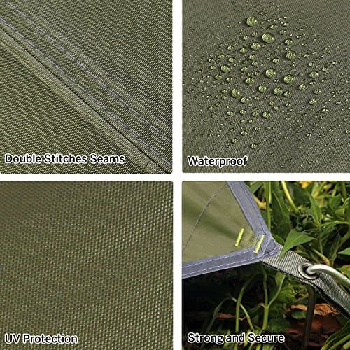 Unigear Camping Tarp Waterproof Rain Fly, Lightweight Tent Shelter Canopy — view 3