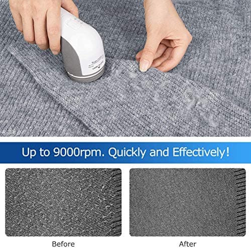 BEAUTURAL Portable Fabric Shaver with 2 Speeds, 3 Adjustable Shave Heights — view 3
