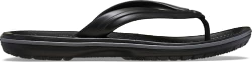 Crocs Unisex Crocband Flip Flip Flops, Black Slate Grey, 4 UK Men/ 5 UK Women
