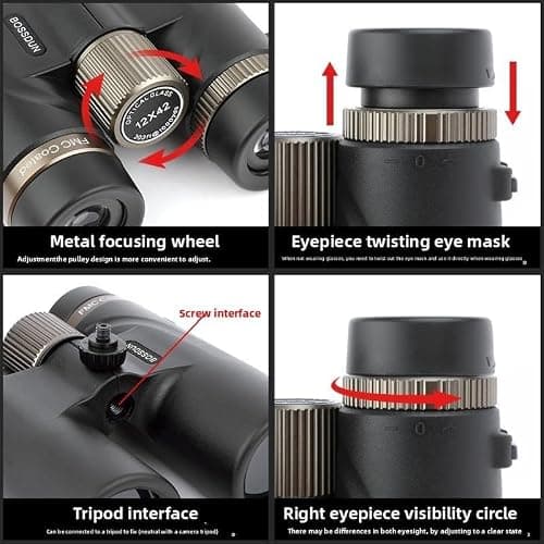 Warmax Binoculars, HD12x42 Adults High Magnification Waterproof Fogproof — view 3