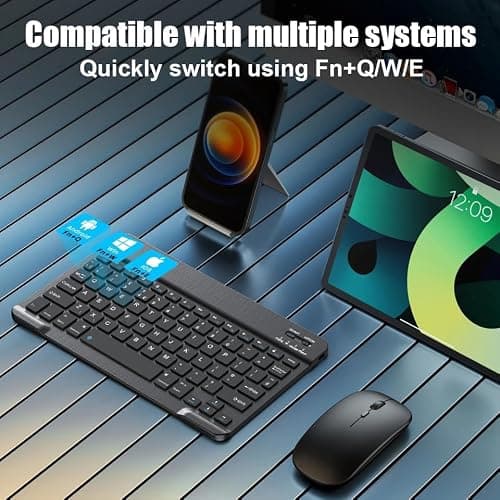 NOOX Bluetooth Keyboard for iPad, Galaxy Tablets, SmartPhones — view 4