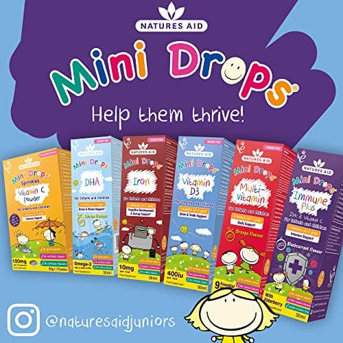 Natures Aid Mini Drops Iron Supplement for Kids & Children - 50ml — view 6
