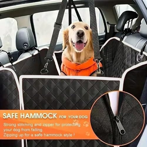 R-timer Dog Car Seat Cover for Lexus CT ES GS IS NX UX RX LBX, Waterproof Back Seat Protector Scratchproof Pet Travel Hammock Non Slip Dog Car Seat Covers — view 4
