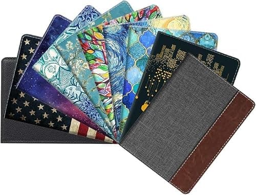 FINTIE Passport Holder Slim Travel Wallet RFID Blocking Card Case Cover Passport — view 3