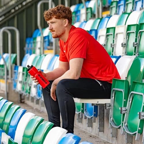 FORZA 750ml Sports Water Bottle | BPA-Free Water Bottles with Durable, Easy-Squeeze Design – Multiple Colours Available (Pack of 1, Red) — view 4