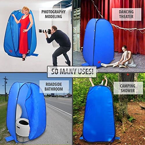 HYGRAD® Portable Instant POP Up Tent Camping Toilet Shower Changing Single Room Privacy Travel Tent With Bag (Green) — view 4