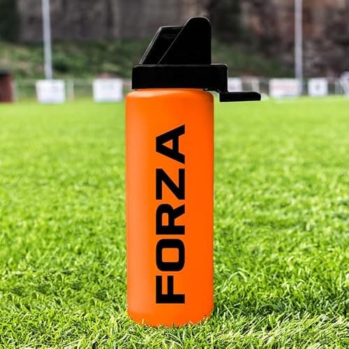 FORZA 1L Team Hygiene Water Bottles | BPA Free Sports Water Bottles with Contactless Nozzle - Ideal for Sports Teams (Orange, Pack of 1) — view 3
