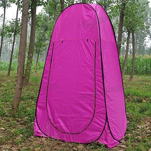 HYGRAD ® Portable Instant POP Up Tent Camping Toilet Shower Changing Single Room Privacy Travel Tent With Bag (Pink) — view 2