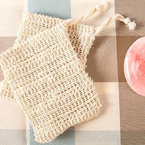 2 Pcs Soap Saver Bag,Soap Bag for Shower,Natural Organic Soap Net — view 6