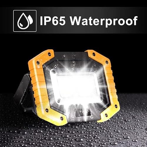 Edasion 30W LED Work Light Rechargeable COB Battery Floodlight 2000LM — view 5