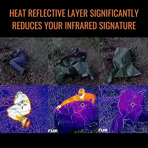 Arcturus Heavy Duty Survival Blanket – Insulated Thermal Reflective Tarp - 60" x 82". All-Weather, Reusable Emergency Blanket for Car or Camping (Coyote Brown) — view 6