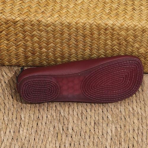 New Soft Leather Ladies Flat Shoes,Orthopedic Loafers for Women,Comfortable Soft Flats Sandals Slip-On Shoes (Black,5) — view 6
