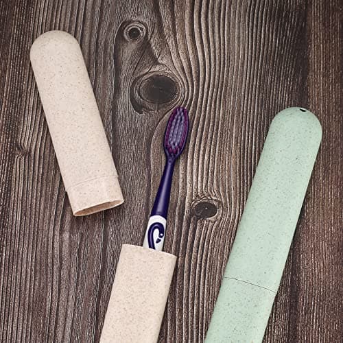wugongshan 4 Pcs Travel Toothbrush Cases, Portable Travel Toothbrush Holder Case, Toothbrushes Storage Covers Cases Boxes, for Camping Business Trip Holiday — view 6