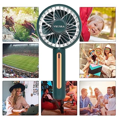 VKUSRA Powerful Handheld Fan for Travel Office Home Outdoor — view 6