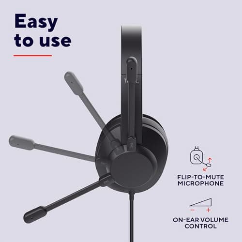Trust Ayda Max Over-Ear USB PC Headset with ENC Noise Cancelling Microphone — view 5